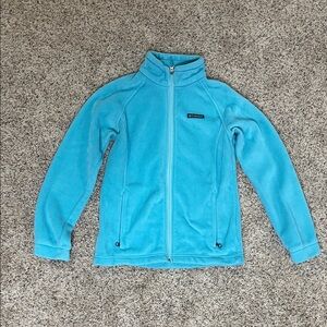 Columbia Turquoise Fleece Jacket